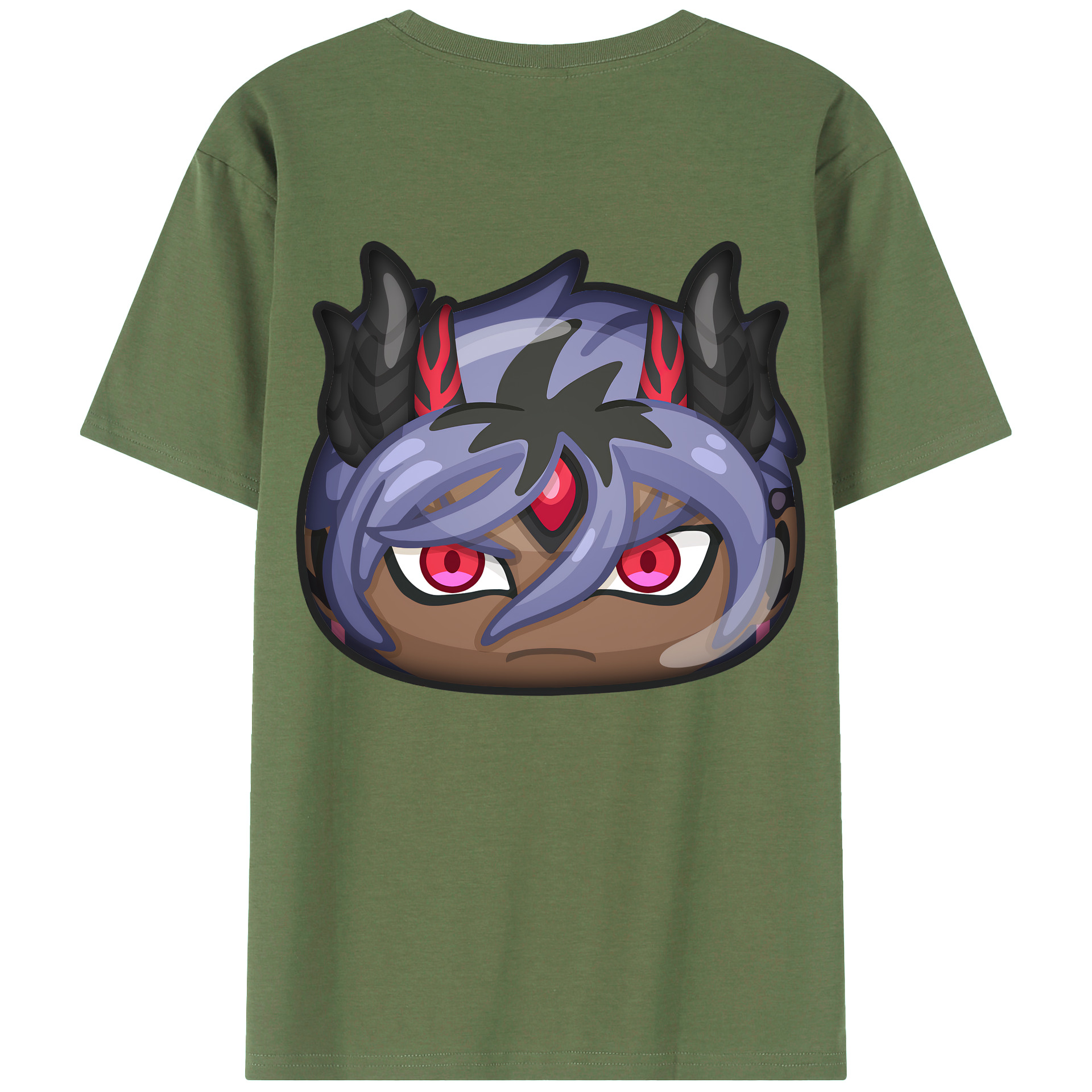 （画像用） 妖怪ウォッチ Yo-kai Watch 綿100％ メンズ半袖Tシャツ（バックプリント） 通気性
